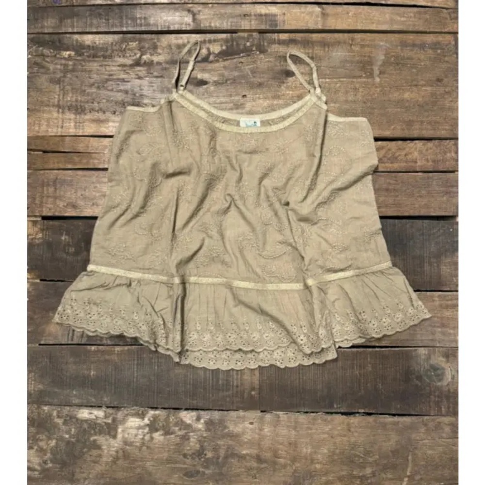 Jaded Gypsy Evening Beauty Tank-Taupe